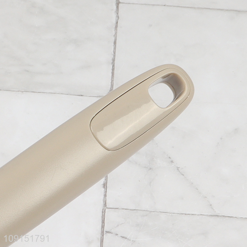 Factory supply kitchen utensil nylon slotted ladle with long handle