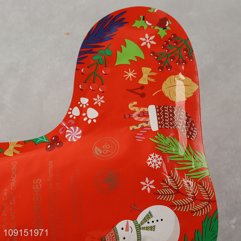 Wholesale Christmas Niacinamide Nourishing Tender Exfoliating Foot Mask 35g/Pairs