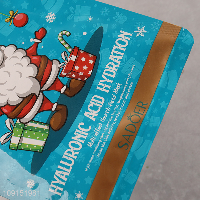Factory Price Christmas Hyaluronic Acid Moisturizing Mask Face Mask 25g