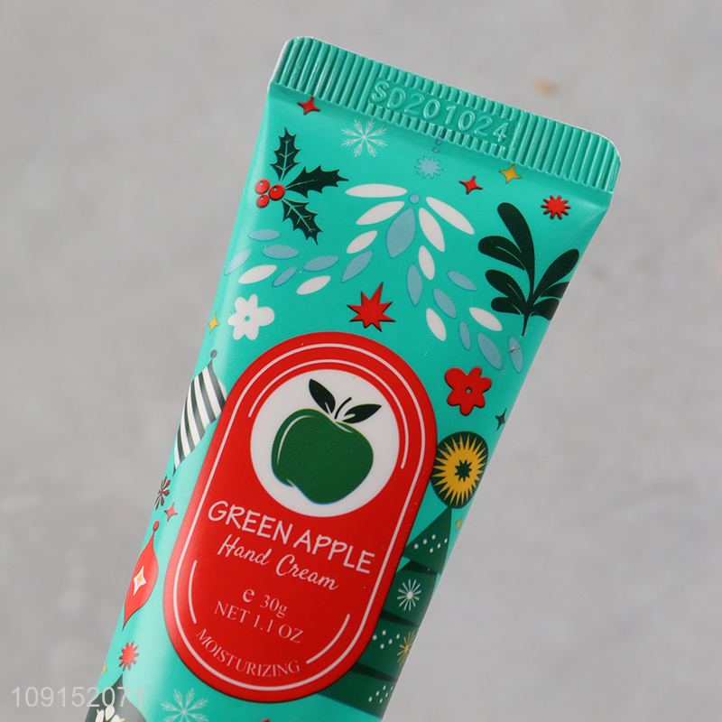 Factory Price Green Apple Moisturizing Hand Cream for Dry Hands 30g