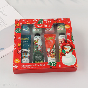 Wholesale Christmas Moisturizing Repair Anti-Cracking Combination Set 30g+30g+30g+30g+7g+7g+7g+7g