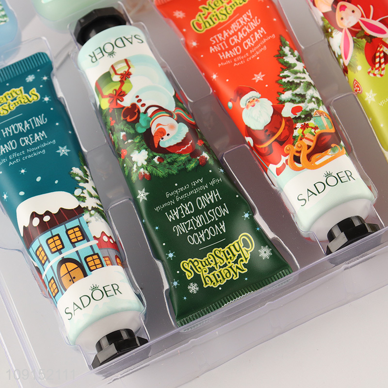 Wholesale Christmas Moisturizing Repair Anti-Cracking Combination Set 30g+30g+30g+30g+7g+7g+7g+7g