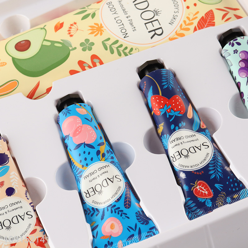 China Wholesale Fruit Plant Skin Care Set 30g+250g+30g+30g+30g