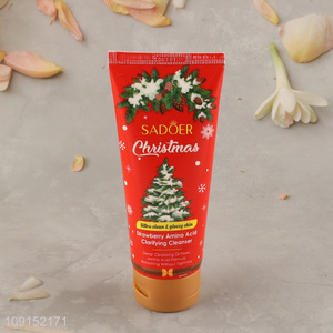 New Arrival Christmas Strawberry Amino Acid Cleansing Milk 100g