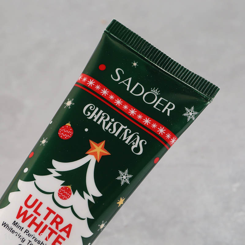 High Quality Christmas Mint Refreshing Whitening Toothpaste 100g