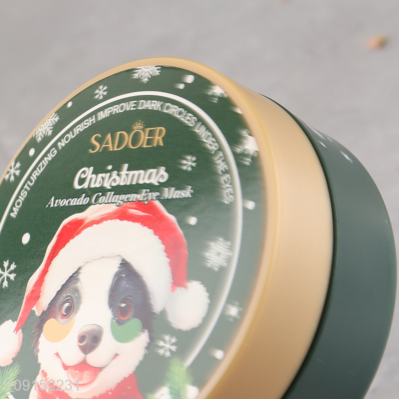 Factory Supply Christmas Avocado Collagen Eye Mask Under Eye Patch 80g (60PCS)