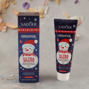 Good Quality Christmas Baking Soda Whitening Gum Protection Toothpaste 100g