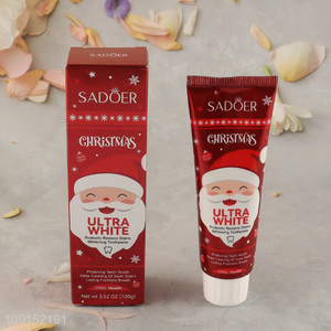 New Product Christmas Probiotic Whitening Stain Removal Toothpaste 100g