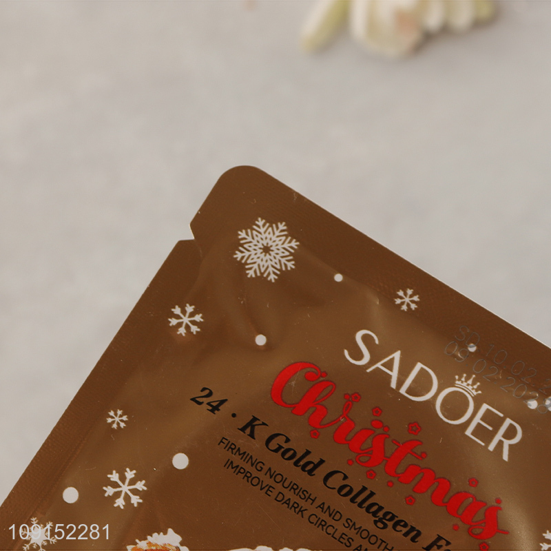 New Product Christmas 24·K Gold Collagen Eye Mask for Women 7.5g