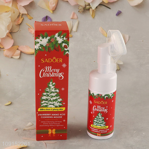 New Arrival Christmas Strawberry Amino Acid Cleansing Mousse 120ml