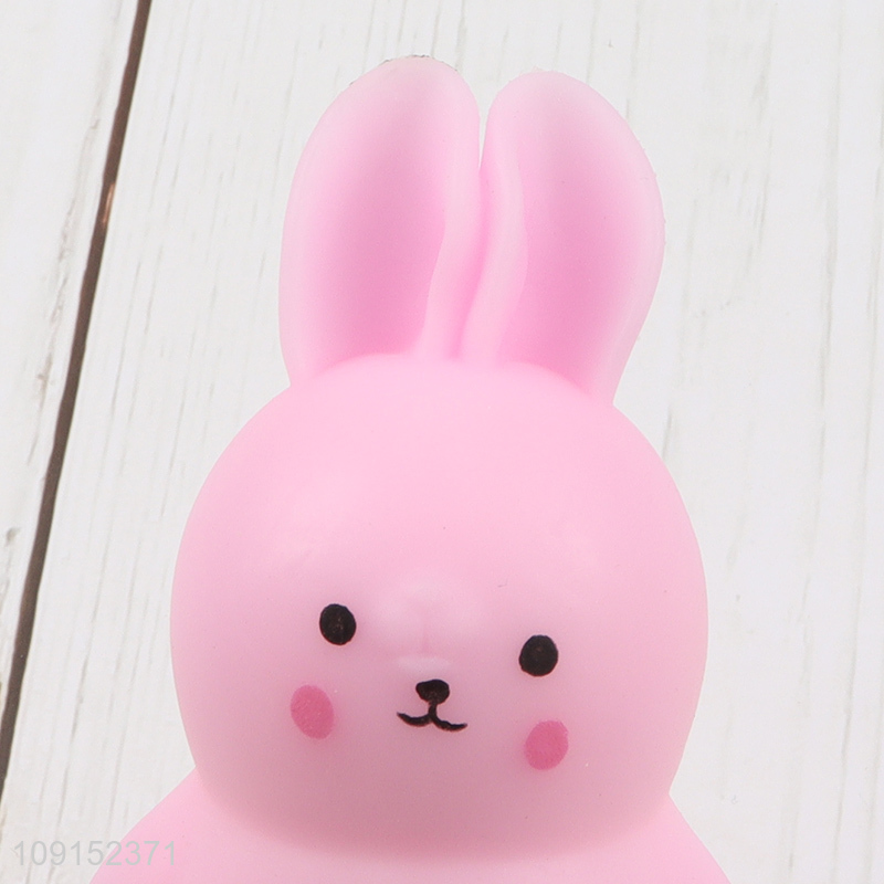 Most popular rabbit shape soft tpr squeeze ball for stress relief