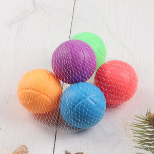 Top selling 5pcs multicolor stress relief squeeze ball toys wholesale