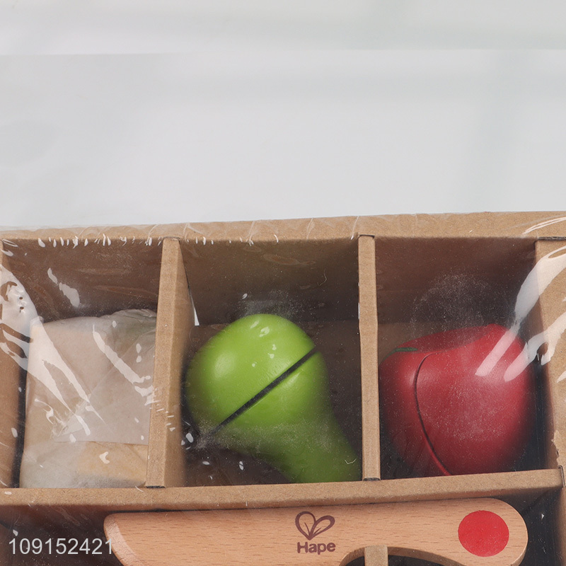 Most popular kids pretend play toys artificial fruits toys