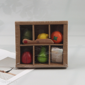 Most popular kids pretend play toys artificial fruits toys