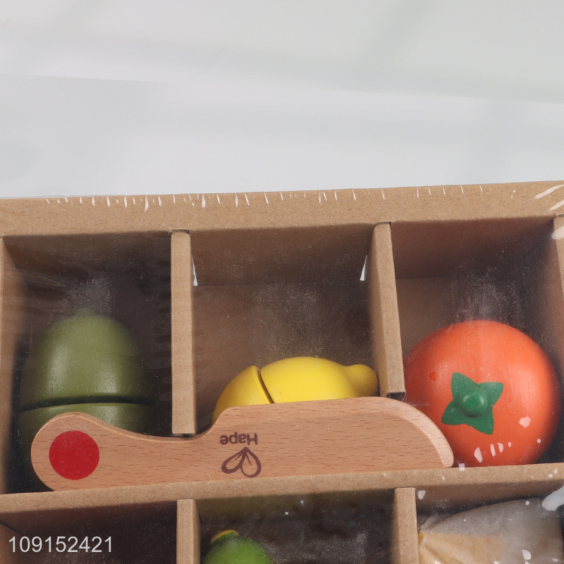 Most popular kids pretend play toys artificial fruits toys