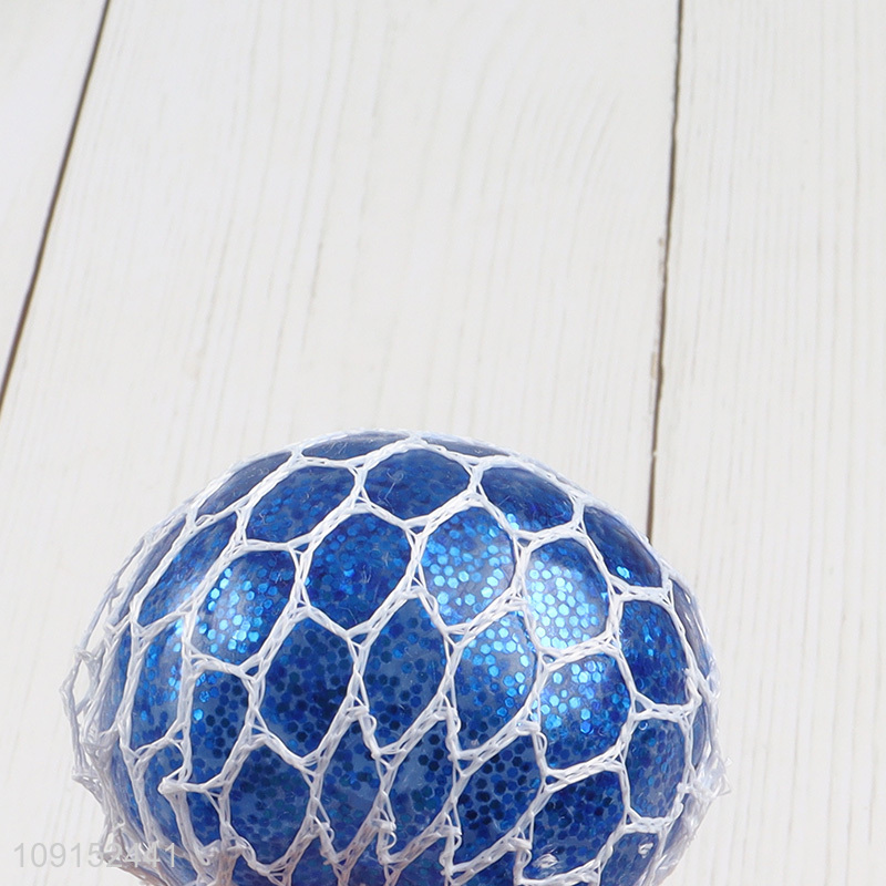 Low price blue soft tpr squeeze ball stress relief toys