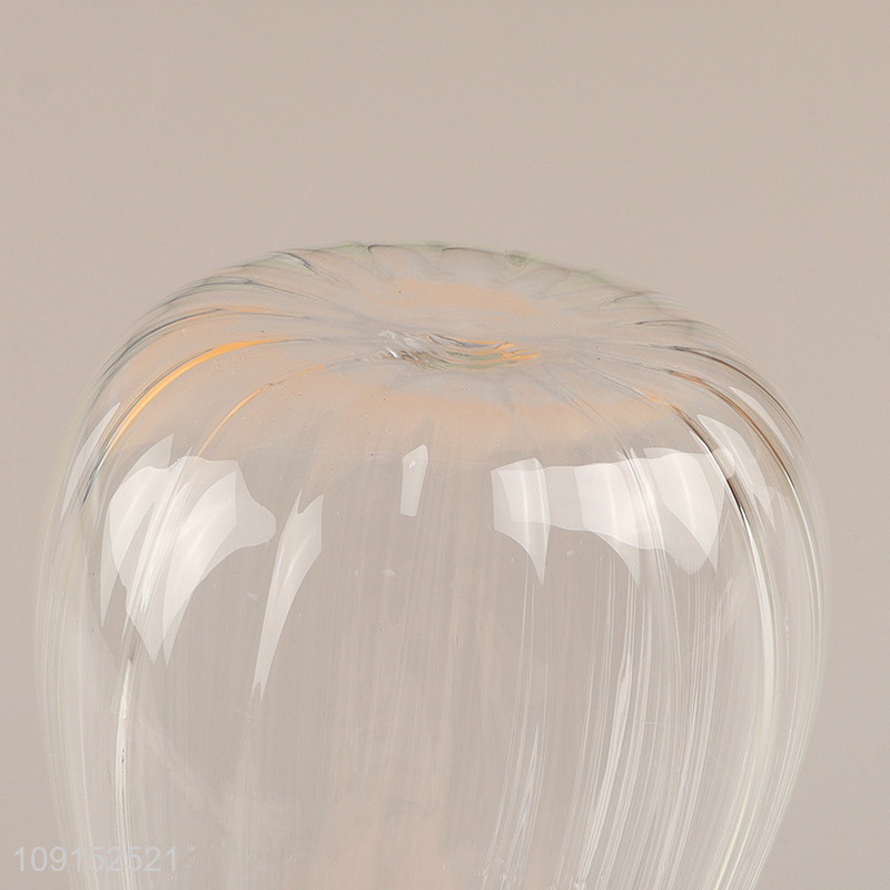 Top selling clear glass sealed storage jar with bamboo lid