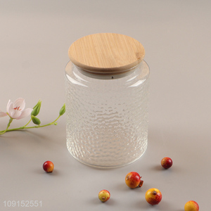 New arrival home kitchen glass storage jar candy jar for household