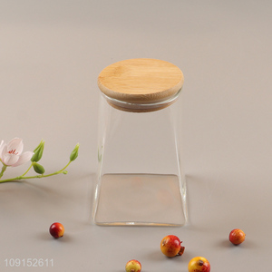 Best sale unbreakable glass home kitchen candy jar storage jar