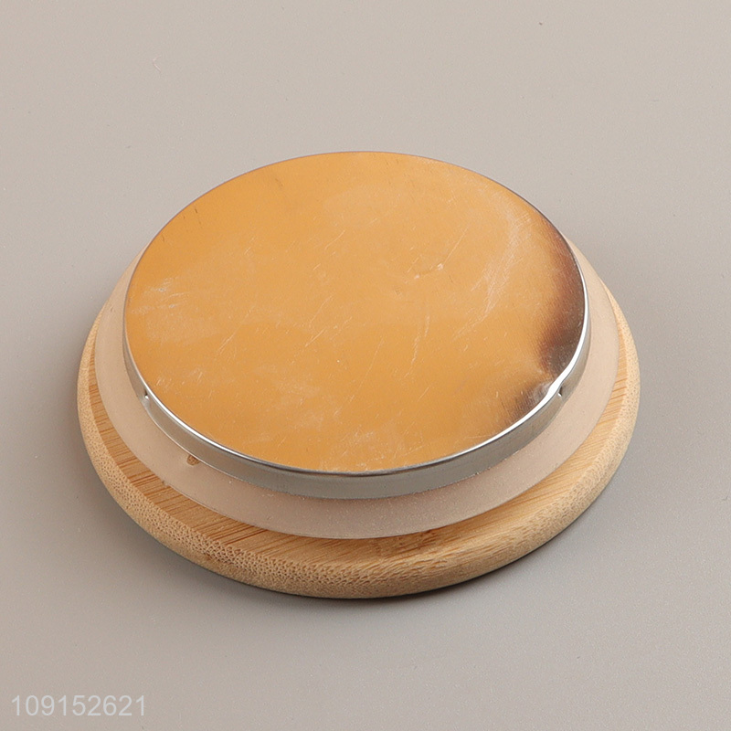 China supplier glass home kitchen sealed storage jar with bamboo lid