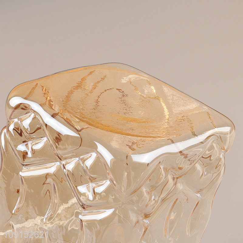 China supplier glass home kitchen sealed storage jar with bamboo lid