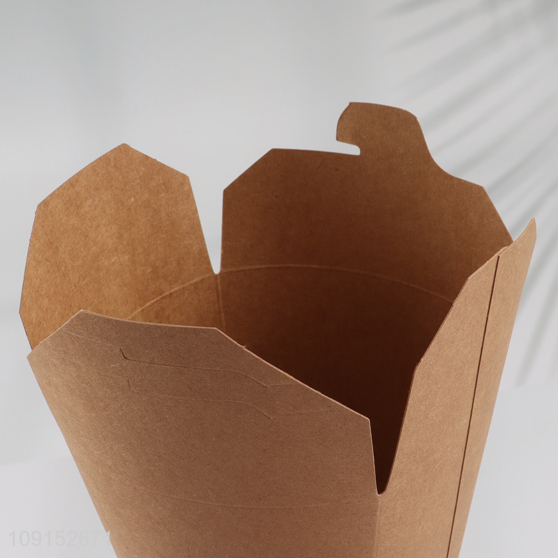 Top selling 1000ml portable disposable food packaging box paper food bucket