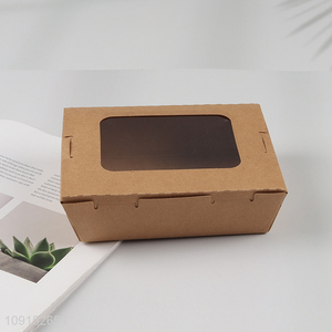 High quality 900ml disposable food container packaging paper box