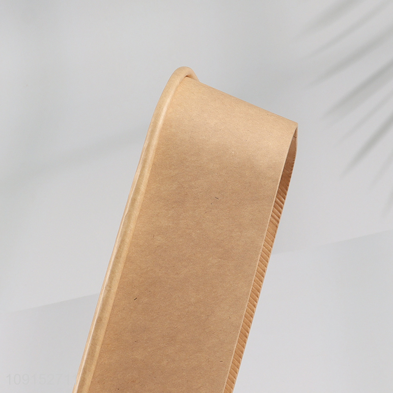 Low price disposable 500ml paper food packaging box with lid