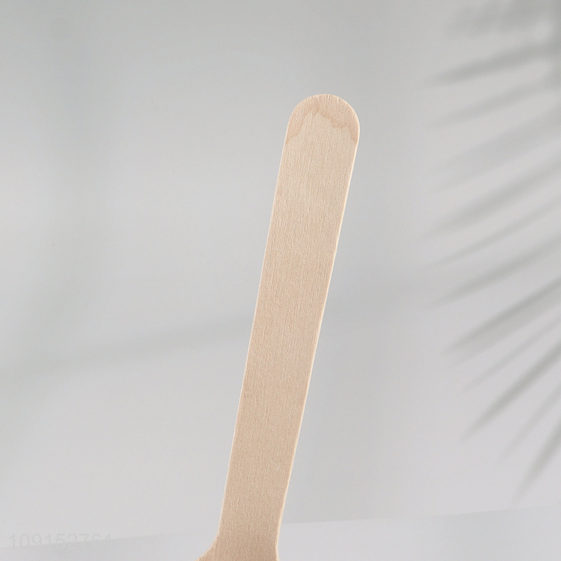 Factory price 50pcs disposable cutlery wooden dinner fork set