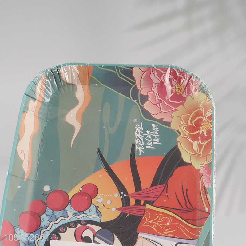 Good selling 10pcs disposable party supplies paper plate set wholesale