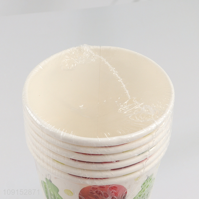 China wholesale merry christmas party supplies disposable paper cup