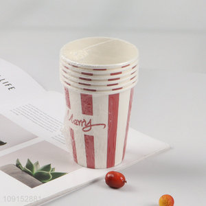 Top quality christmas party supplies disposable paper cup