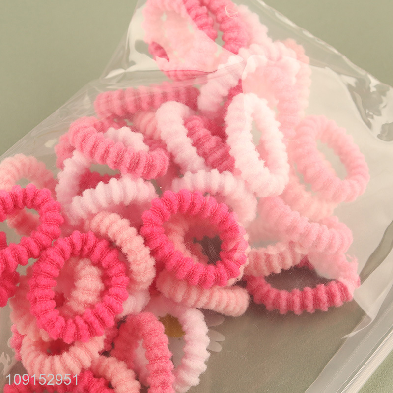New Product 50PCS Baby Hair Ties No Damage Hair Bands for Little Girls