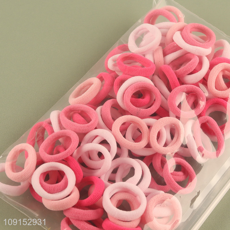 New Arrival 100PCS Mini Hair Ties Ponytail Holders for Kids Baby Girls