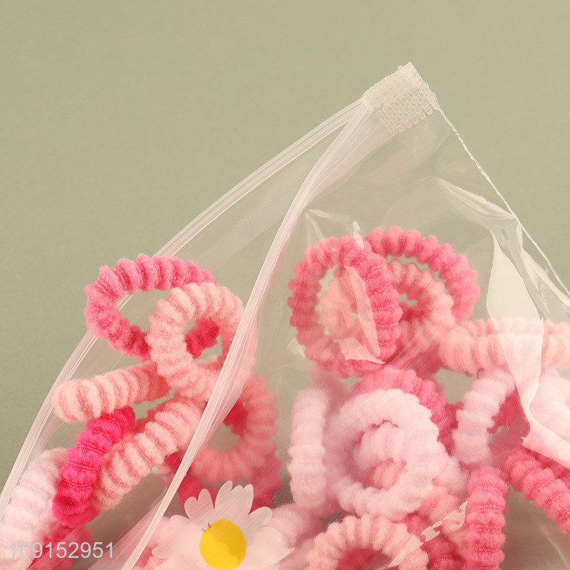 New Product 50PCS Baby Hair Ties No Damage Hair Bands for Little Girls