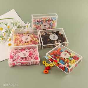 China Imports 100PCS Small Elastic Hair Ties Toddler Hair Ties for Kids Baby