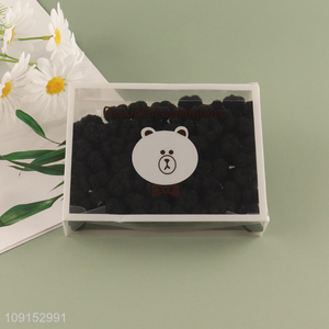 Factory Supply 100PCS Small Hair Ties Fluffy Elastic Ponytail Holders for Kids