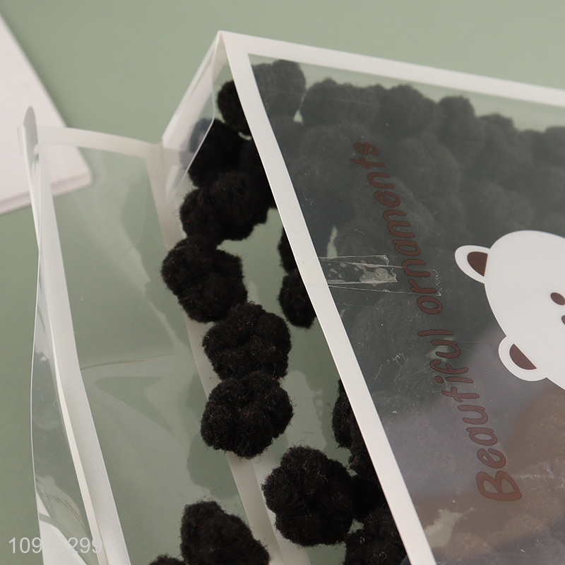 Factory Supply 100PCS Small Hair Ties Fluffy Elastic Ponytail Holders for Kids