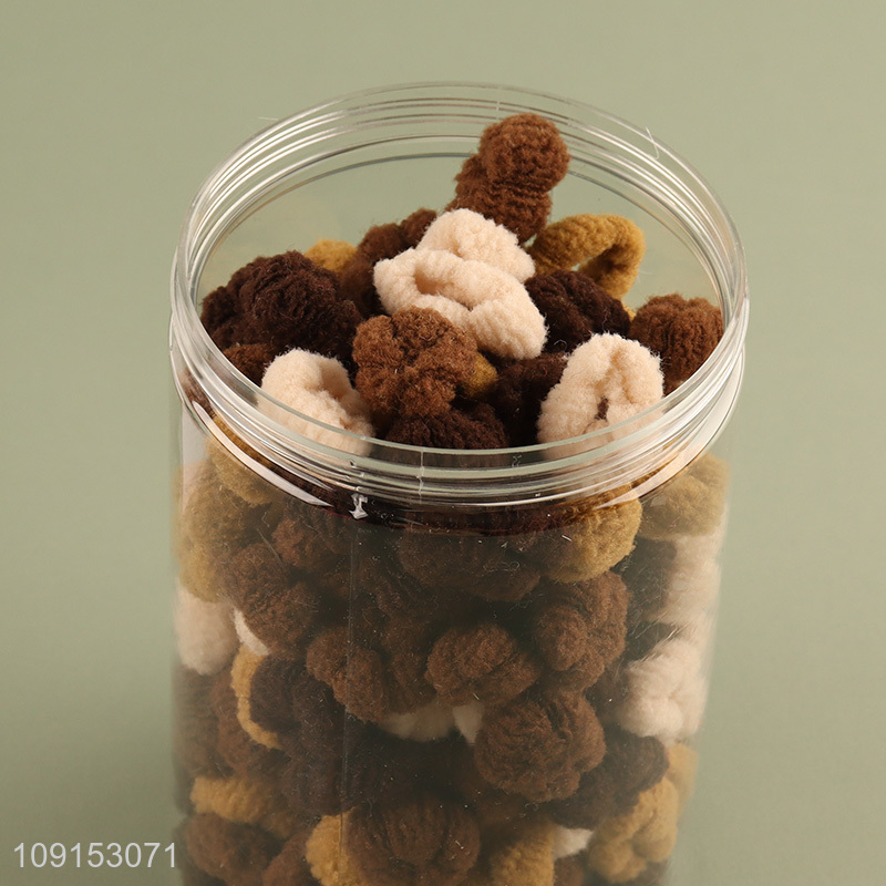 Wholesale 150PCS Mini Hair Ties Fluffy Elastic Baby Hair Ties for Kids