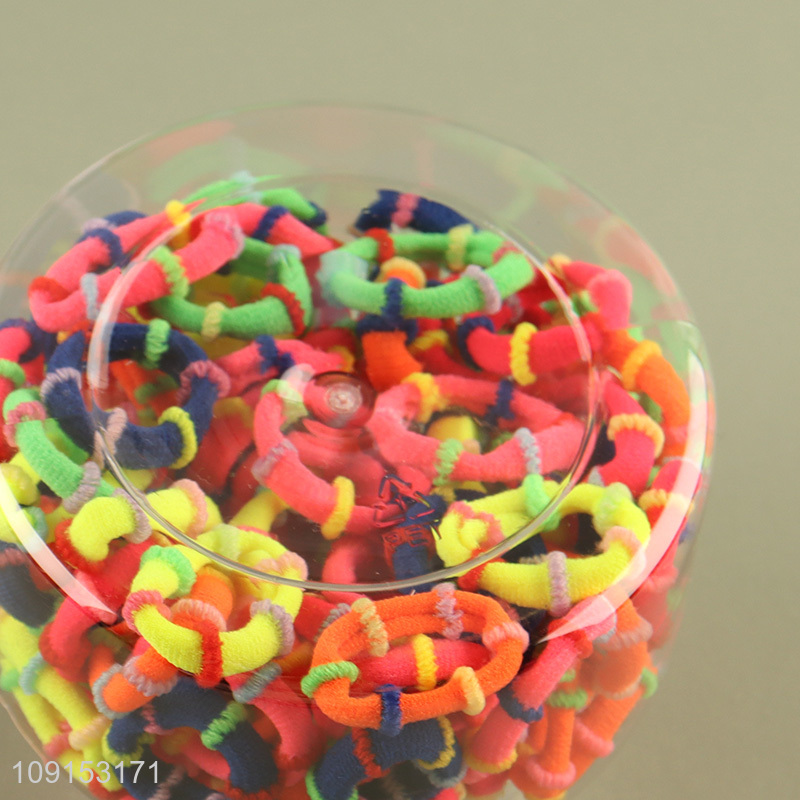 China Imports 100PCS Kids Hair Ties Elastic Ponytail Holders Hair Accessories