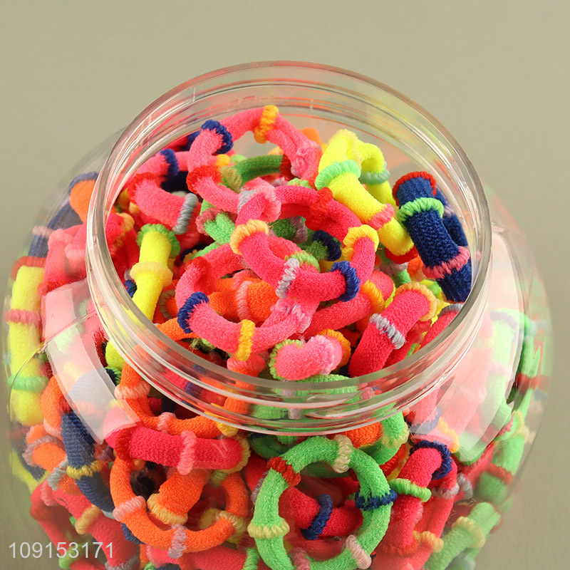China Imports 100PCS Kids Hair Ties Elastic Ponytail Holders Hair Accessories