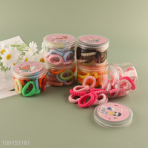 New Arrival 25PCS Elastic Hair Ties Thick Ponytail Holders for Women