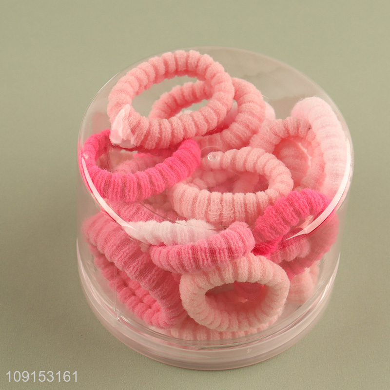 New Arrival 25PCS Elastic Hair Ties Thick Ponytail Holders for Women