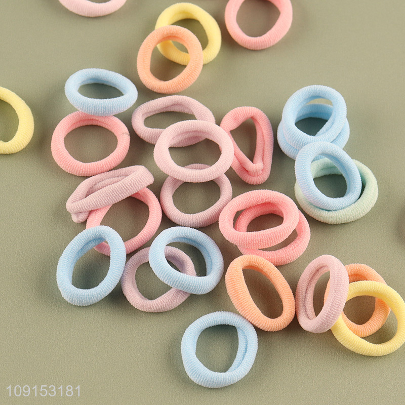 Hot Selling 100PCS Small Elastic Hair Ties Toddler Hair Ties for Kids Baby