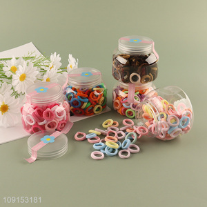 Hot Selling 100PCS Small Elastic Hair Ties Toddler Hair Ties for Kids Baby