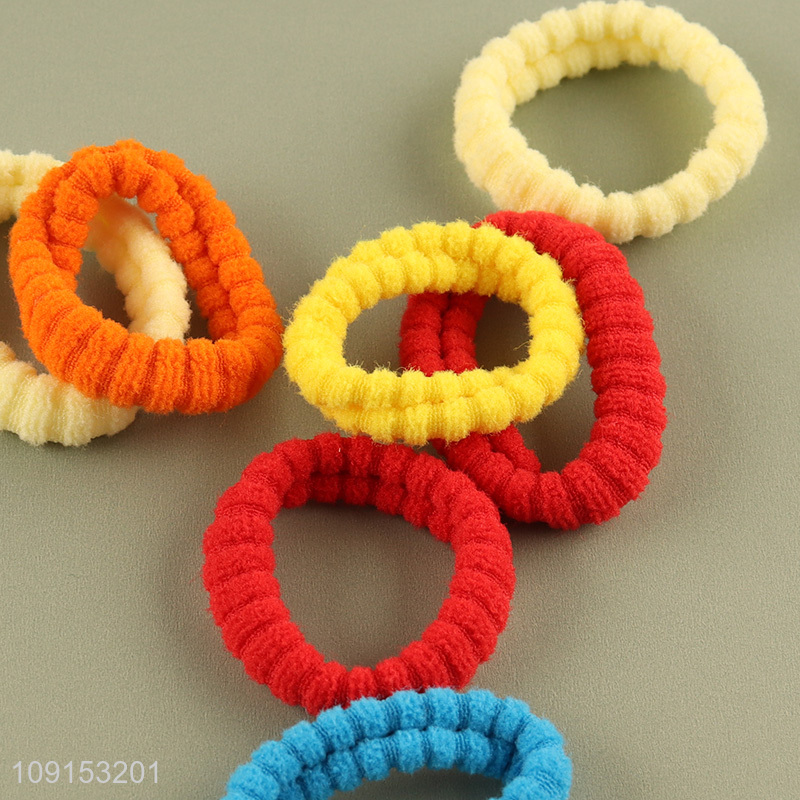 High Quality 25PCS Colorful Hair Ties Elastic Ponytail Holders for Women