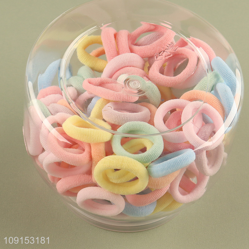 Hot Selling 100PCS Small Elastic Hair Ties Toddler Hair Ties for Kids Baby