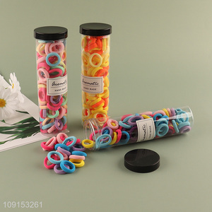 New Product 100PCS Mini Hair Ties Ponytail Holders for Kids Baby Girls