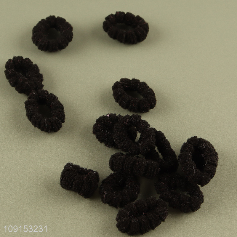 Factory Price 100PCS Mini Hair Ties Fluffy Elastic Baby Hair Ties for Kids