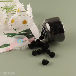 High Quality 100PCS Fluffy Hair Ties Elastic Ponytail Holders for Kids Girls